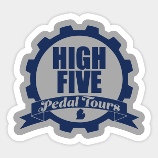 Navy Blue High Five Gear Logo Sticker